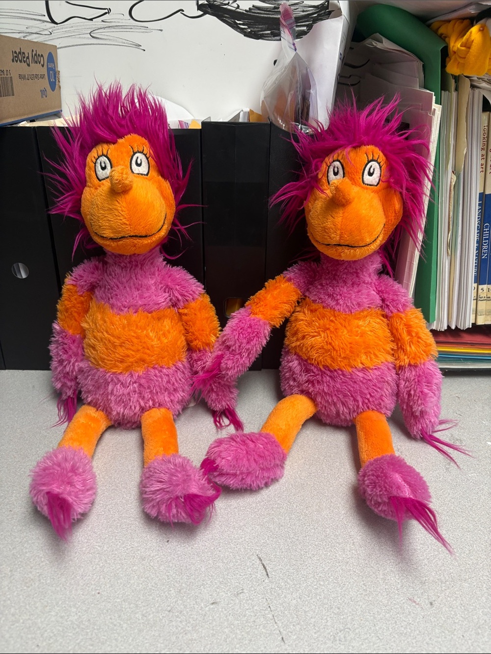 Wocket in My Pocket Dr. Seuss Plush Orange & Pink - Soft Cuddly